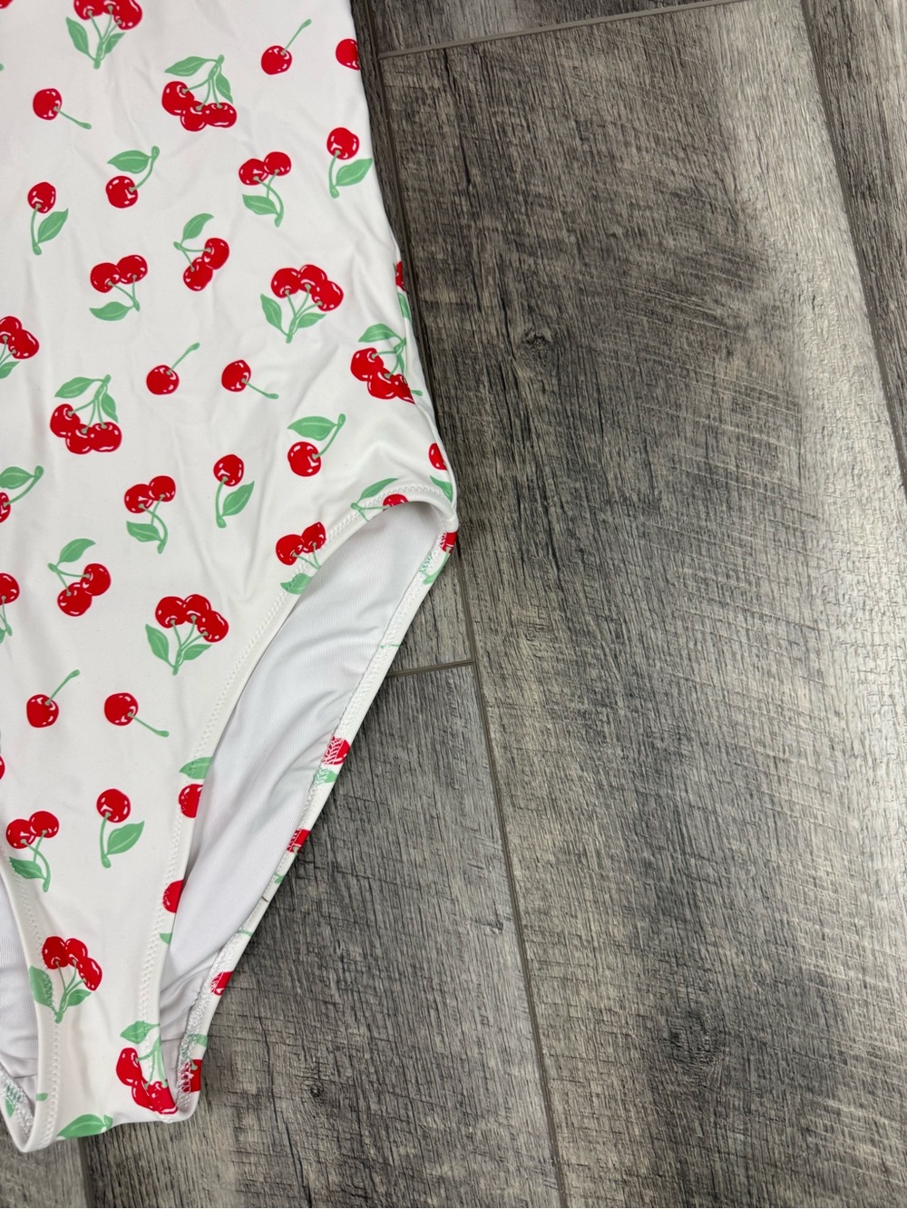Aerie White Cherry One Piece Swimsuit - Picture 2 of 11